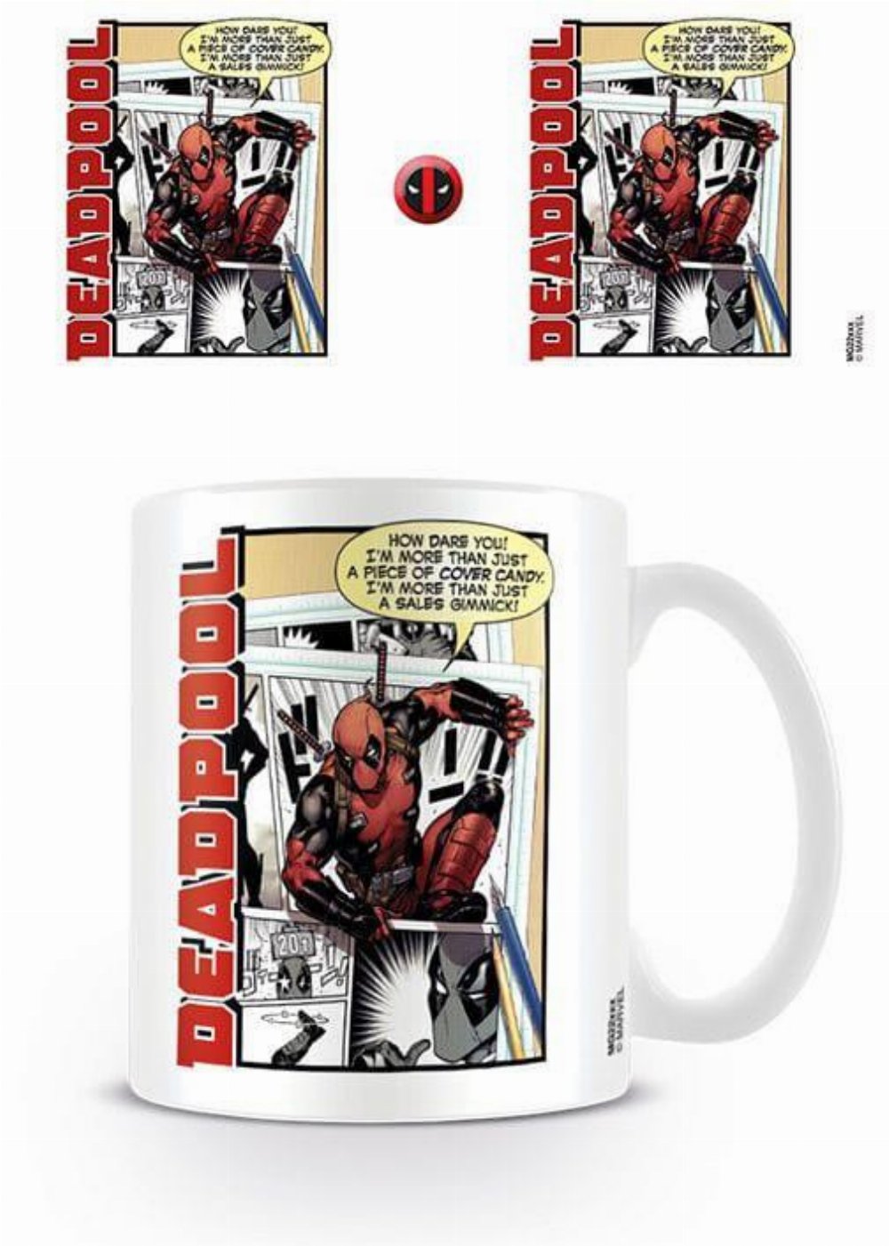 Marvel – Deadpool Off the Page Κεραμική Κούπα (315ml)