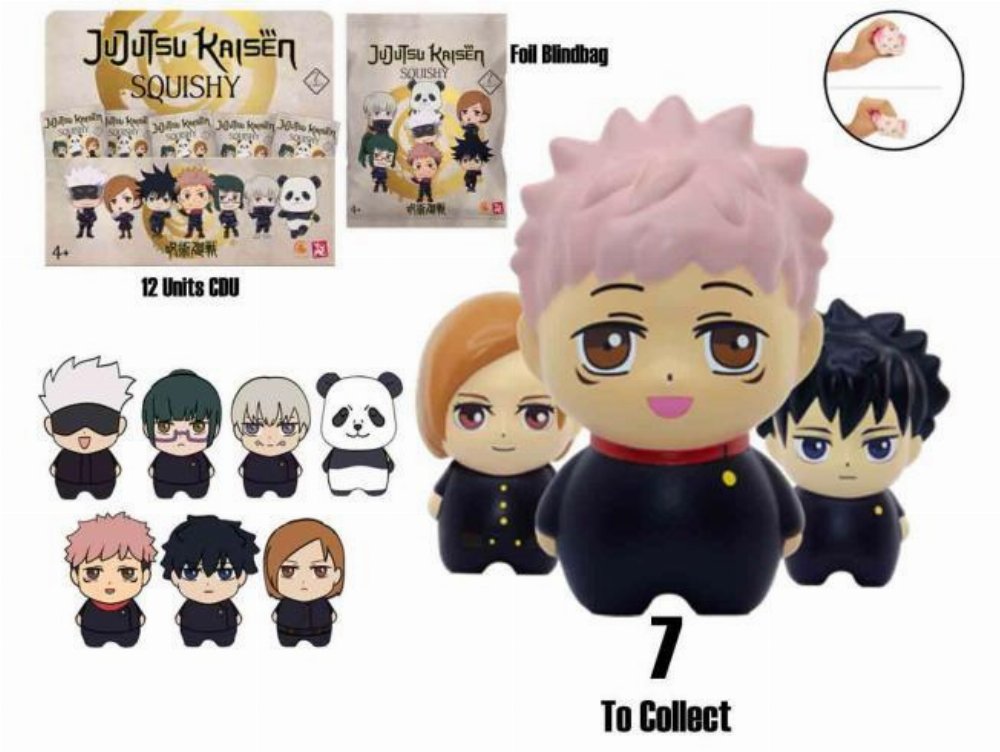 Jujutsu Kaisen – Squishy Φιγούρα (Τυχαίο Περιεχόμενο)
