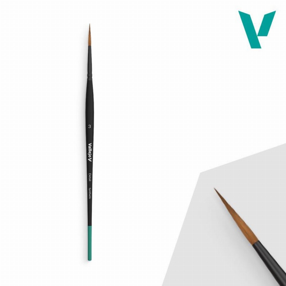 Vallejo – Synthetic Round No. 3 Brush