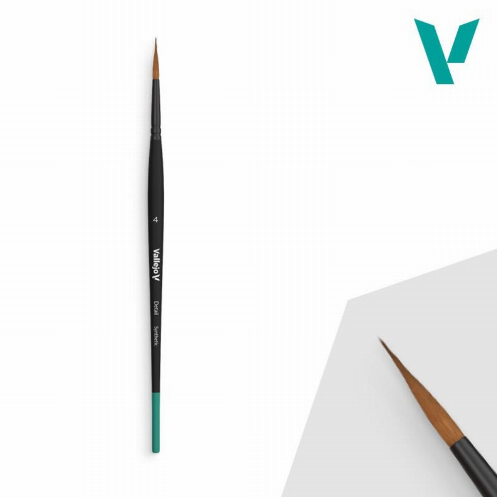 Vallejo – Synthetic Round No. 4 Brush