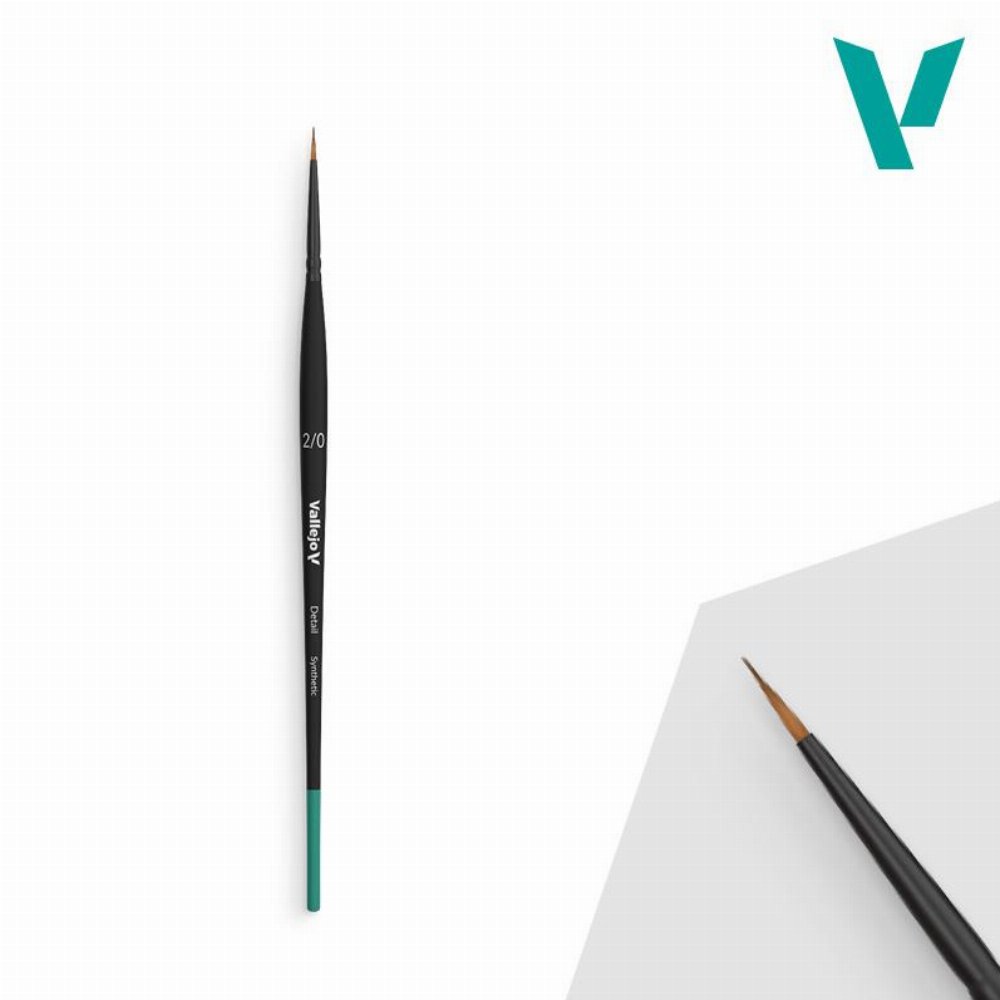 Vallejo – Synthetic Round No. 2/0 Brush