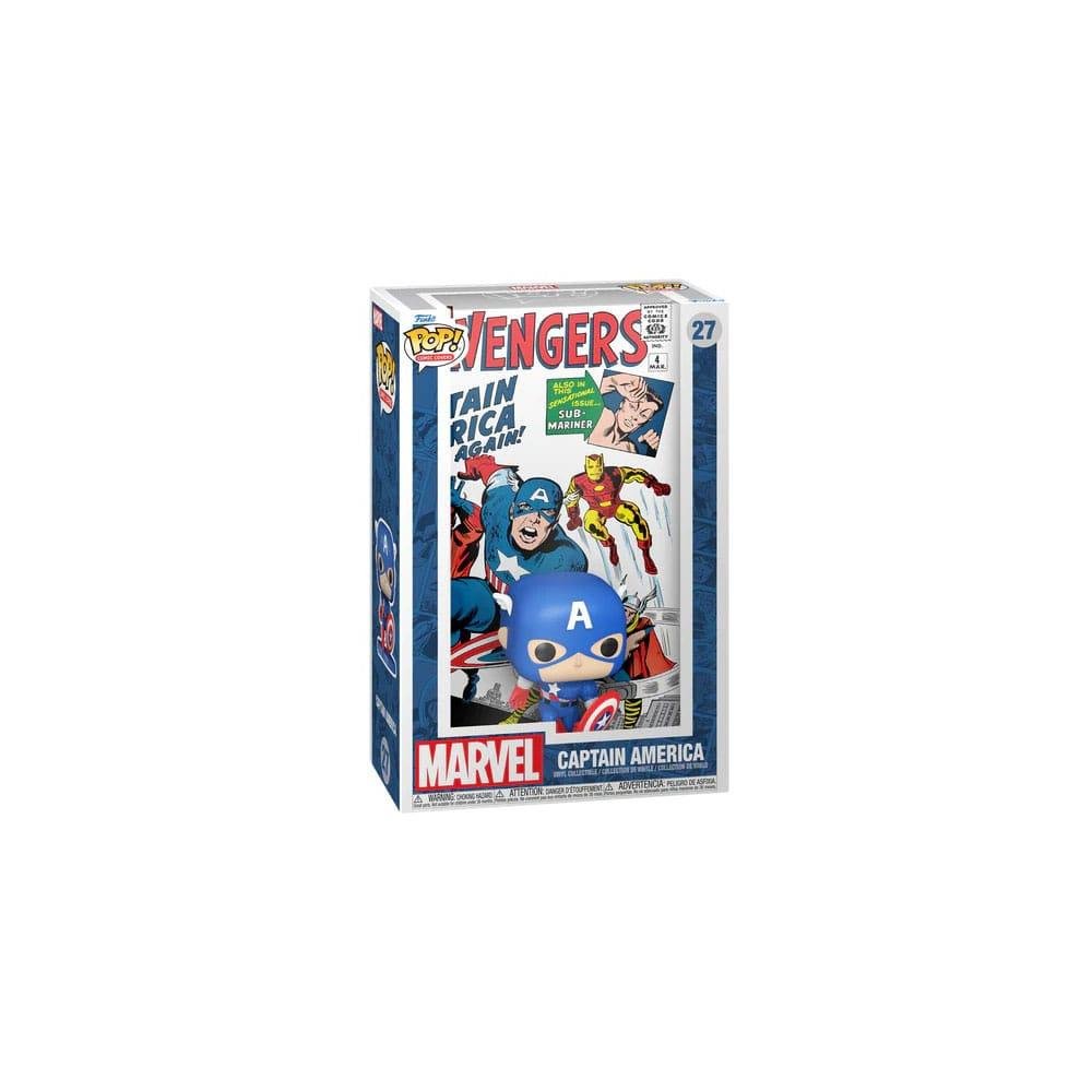 Φιγούρα Funko POP! Comic Covers: Marvel Avengers – Captain America #27