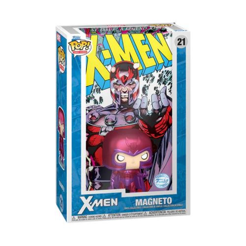 Φιγούρα Funko POP! Comic Covers: Marvel X-Men – Magneto (Metallic) #21 (Exclusive)