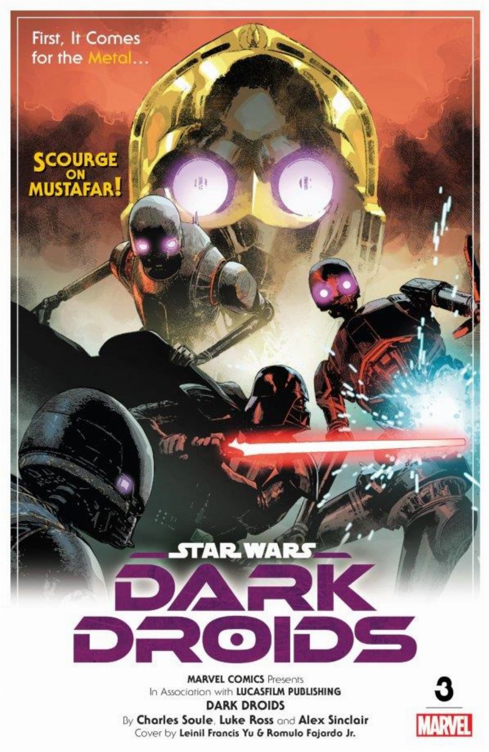 Τεύχος Κόμικ Star Wars Dark Droids #3