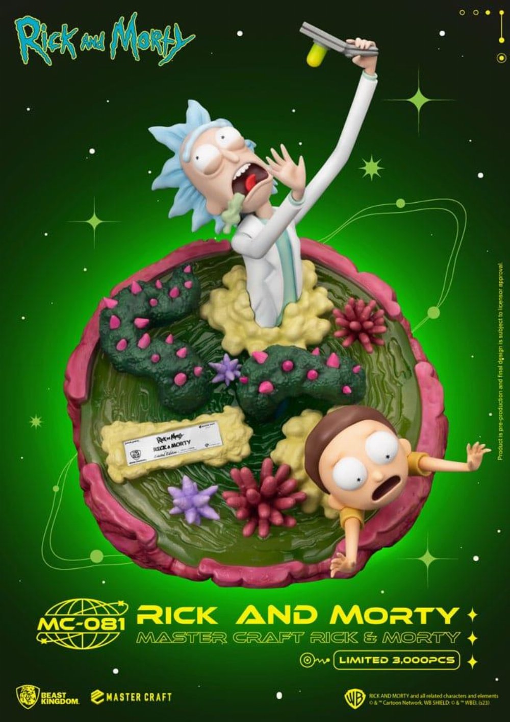 Rick and Morty: Master Craft – Rick and Morty Φιγούρα Αγαλματίδιο (42cm) LE3000