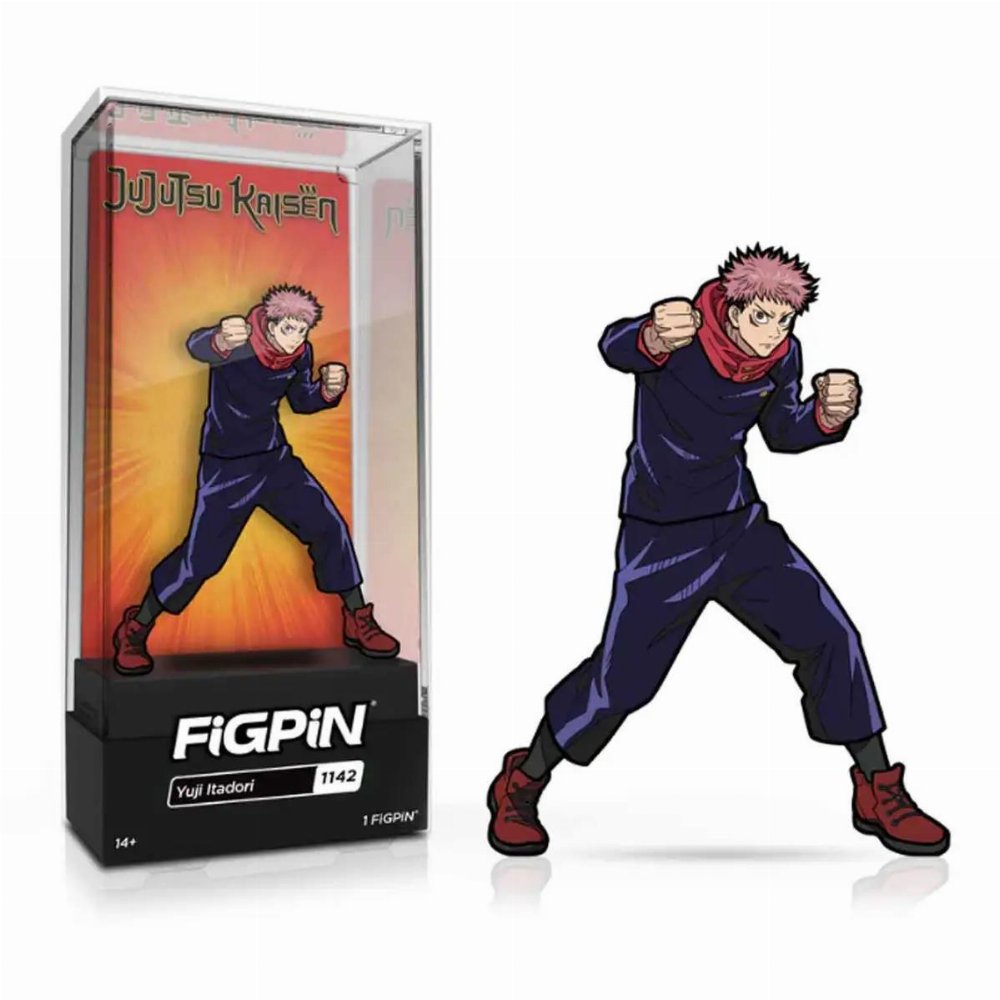 FiGPiN Jujutsu Kaisen – Yuji Itadori #1142 Φιγούρα Καρφίτσα