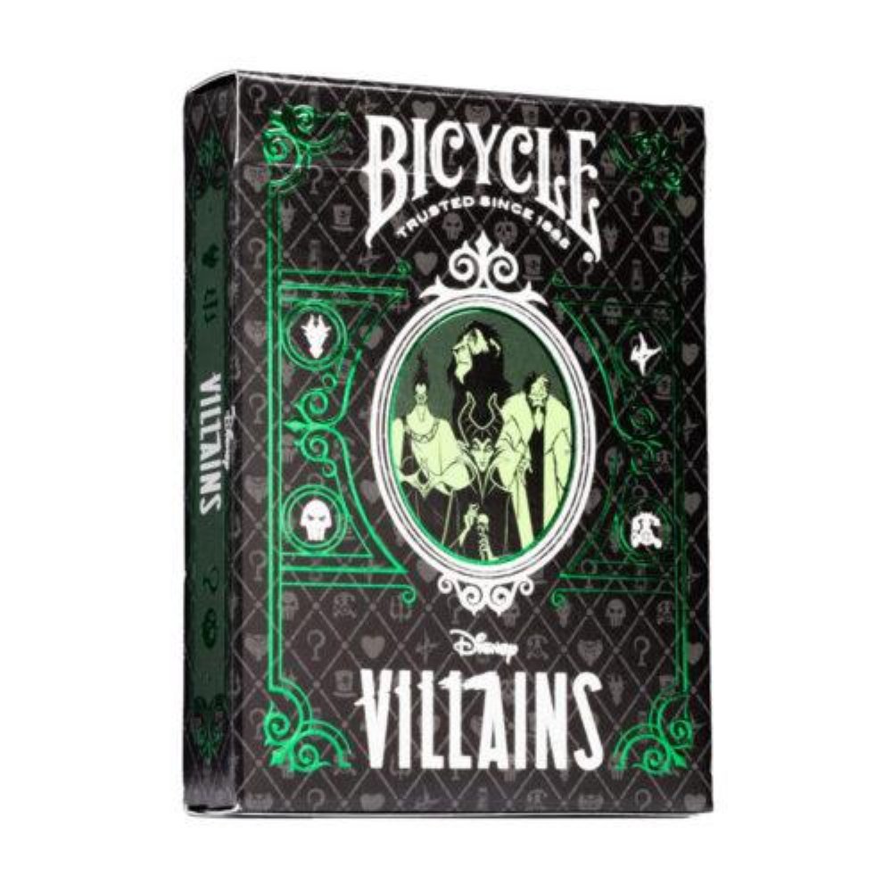 Τράπουλα Bicycle – Disney Villains (Green)