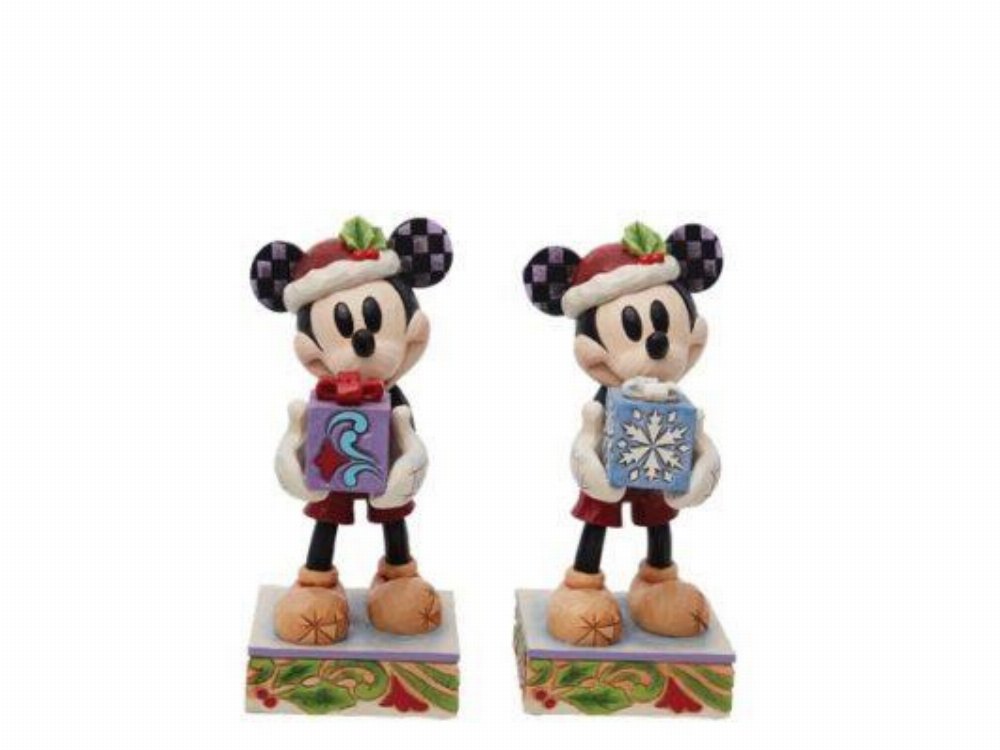 Disney: Enesco – Mickey Mouse Secret Santa by Jim Shore Φιγούρα Αγαλματίδιο (15cm)