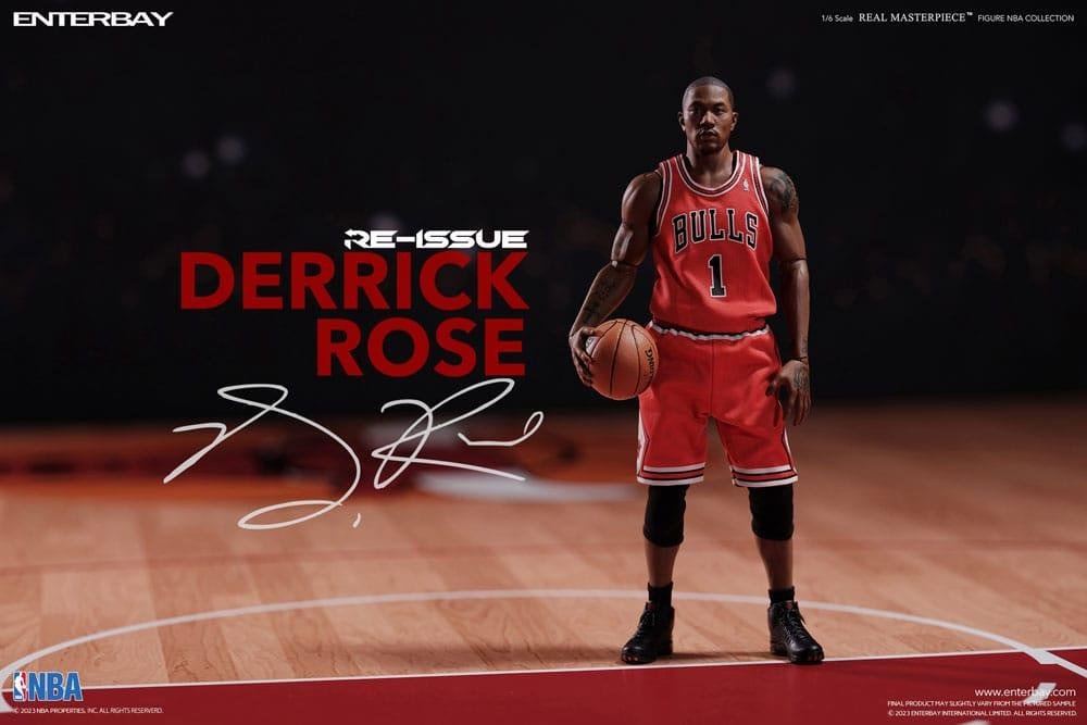 NBA Collection: Real Masterpiece – Derrick Rose 1/6 Φιγούρα Δράσης (30cm) Retro Edition