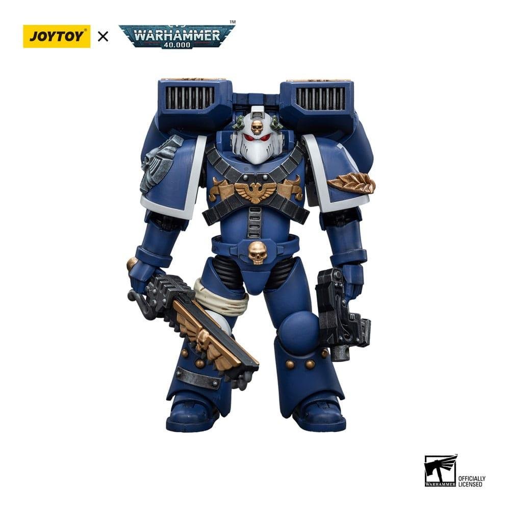 Warhammer 40000 – Ultramarines Vanguard Veteran with Chainsword and Bolt Pistol 1/18 Φιγούρα Δράσης (12cm)