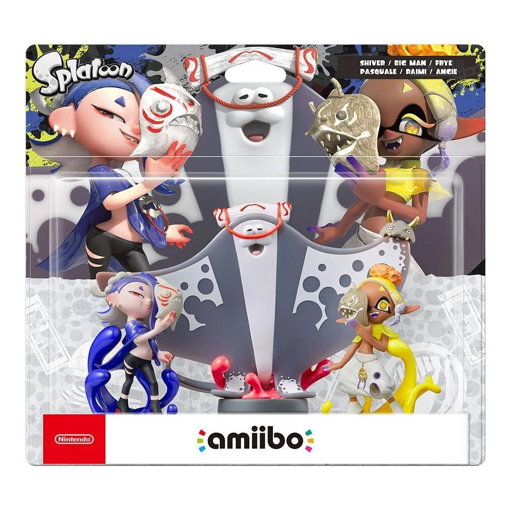 Nintendo Amiibo: Splatoon – Shiver, Frye & Big Man Σετ 3 Φιγούρες