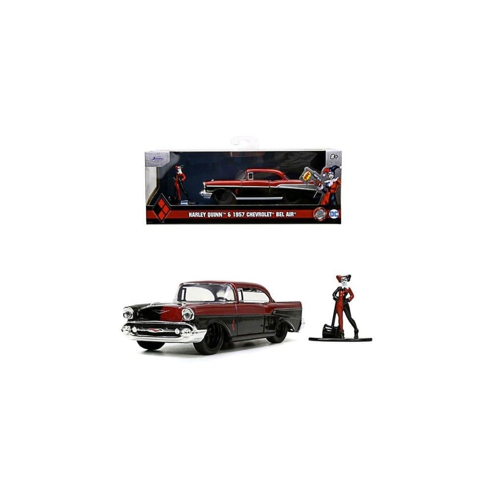 DC Comics – Harley Quinn 1957 Chevy Bel Air Diecast Model (1/32)