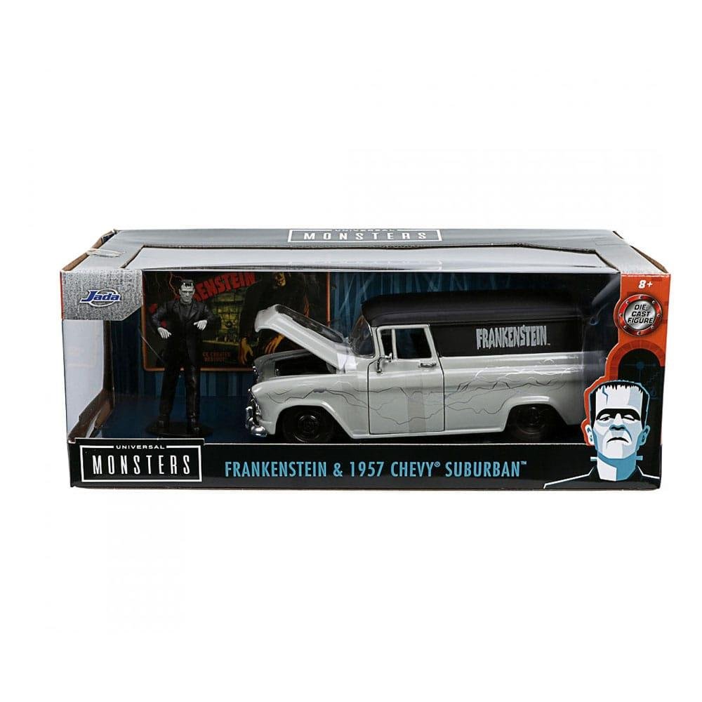 Universal Monsters – Frankenstein 1957 Chevy Suburban Diecast Model (1/24)