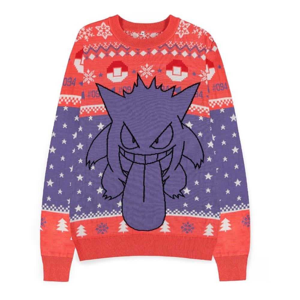 Pokemon – Gengar Red Χριστουγεννιάτικο Πουλόβερ (XL)
