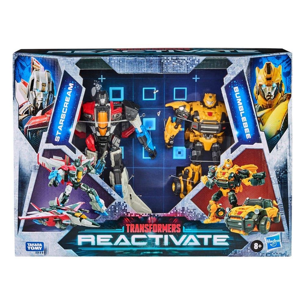 Transformers: Reactive – Bumblebee & Starscream 2-Pack Φιγούρες Δράσης (16cm)
