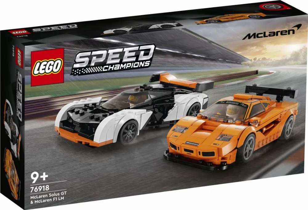 LEGO Speed Champions – McLaren Solus GT & McLaren F1 LM (76918)