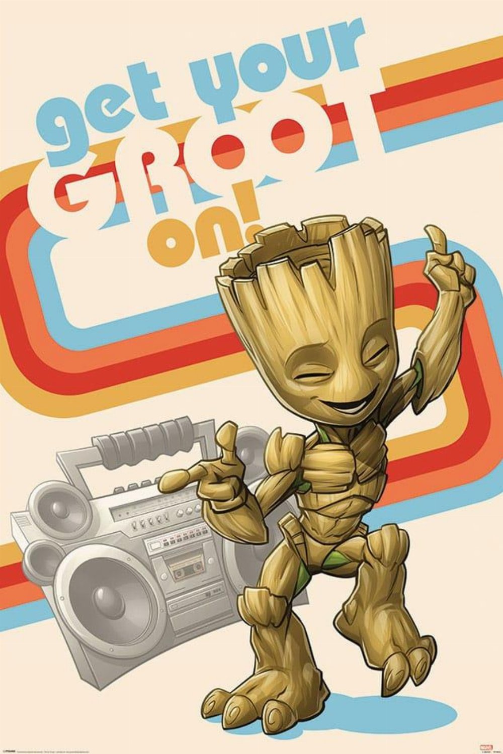 Marvel: Guardians of the Galaxy – Get Your Groot On Αυθεντική Αφίσα (61x91cm)