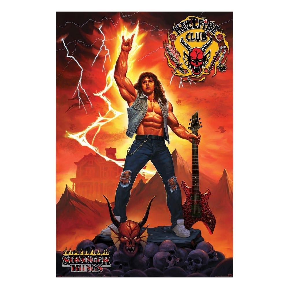 Stranger Things – Hellfire Club Rock God Αυθεντική Αφίσα (61x91cm)