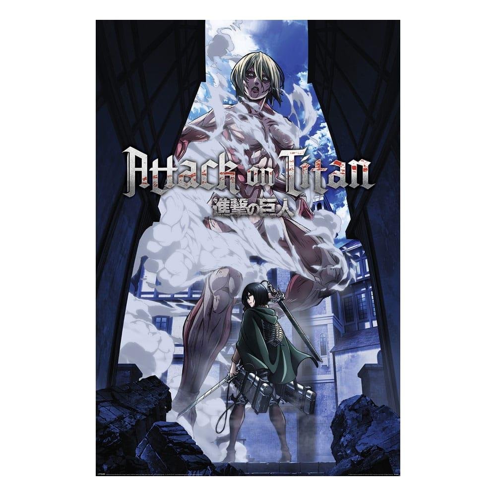 Attack on Titan – Female Titan vs Mikasa Αυθεντική Αφίσα (61x91cm)