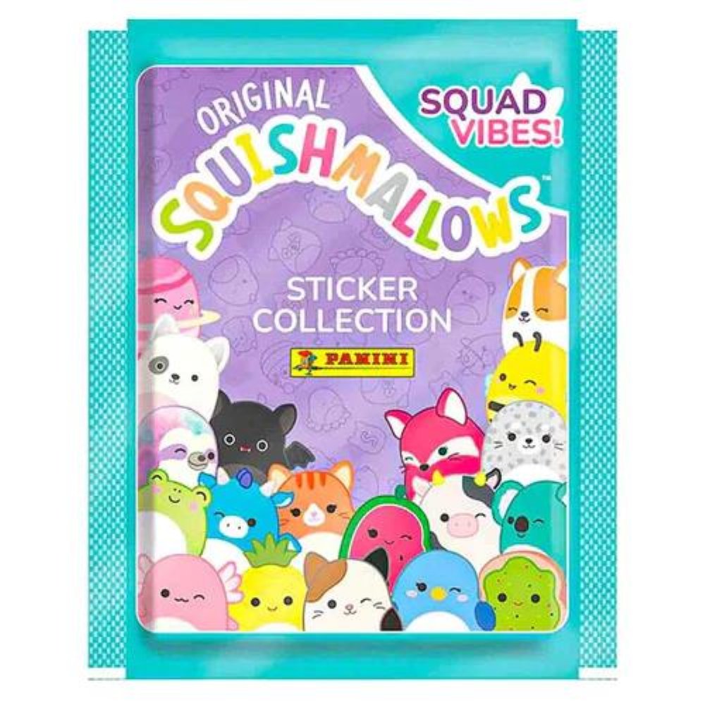 Panini – Squishmallows: Squad Vibes Φακελάκι με 5 Αυτοκόλλητα