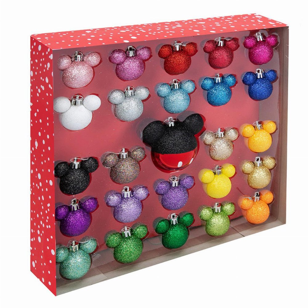 Disney – Mickey Mouse Σετ Χριστουγεννιάτικα Στολίδια (25 τεμάχια)