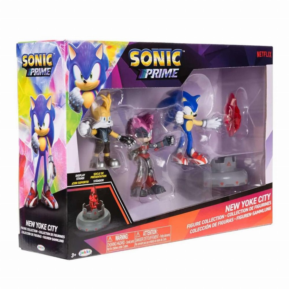 Sonic the Hedgehog PRIME – New Yoke City Σετ Φιγούρες (6cm)