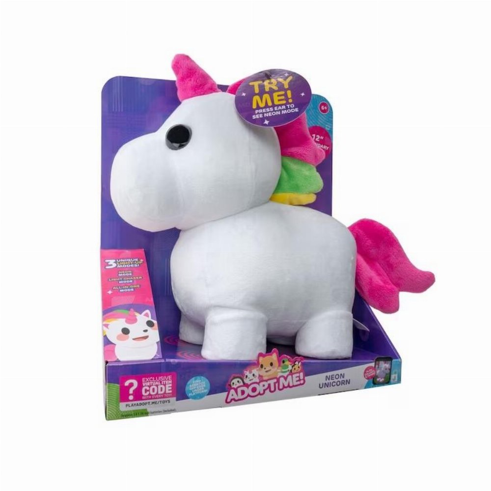 Adopt Me – Unicorn Διαδραστική Λούτρινη Φιγούρα (30cm)