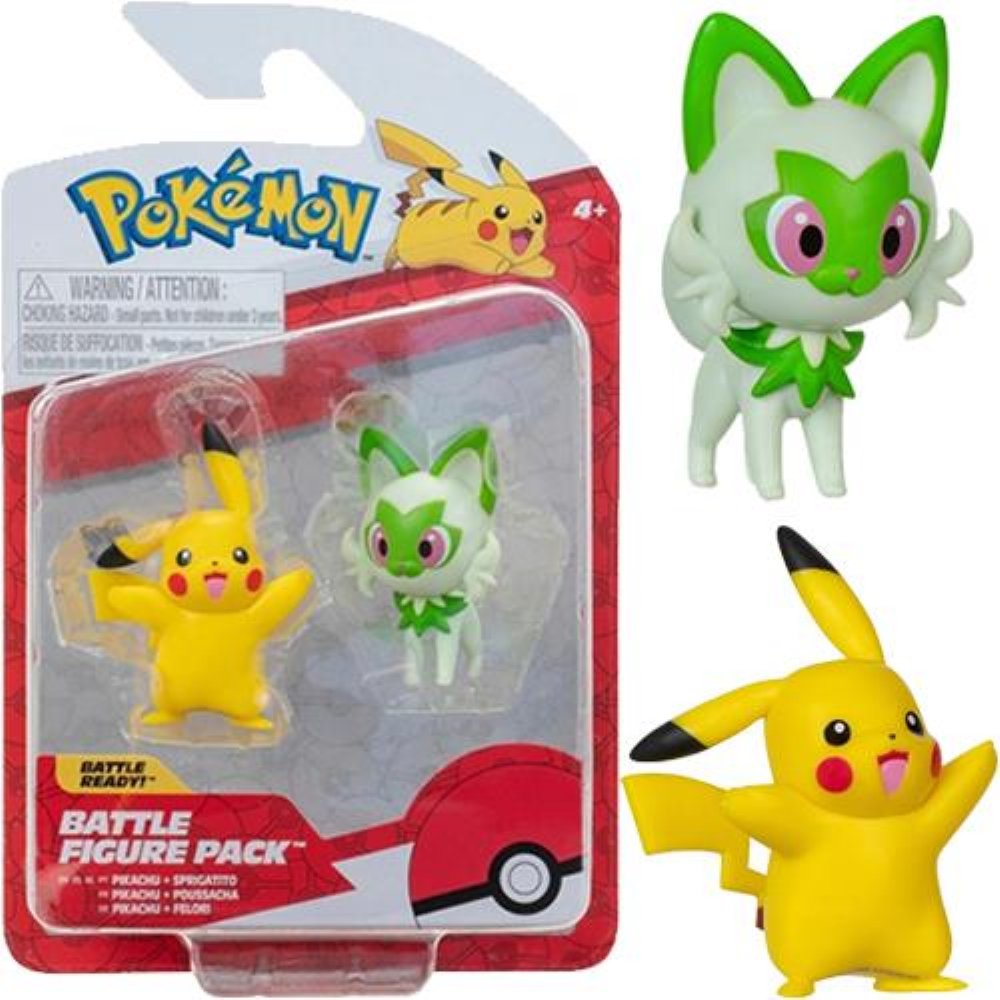 Pokemon – Pikachu & Sprigatito Φιγούρες (6cm)