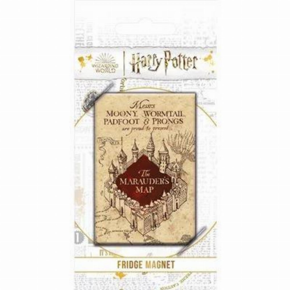 Harry Potter – Marauder’s Map Μαγνητάκι Ψυγείου (5x8cm)