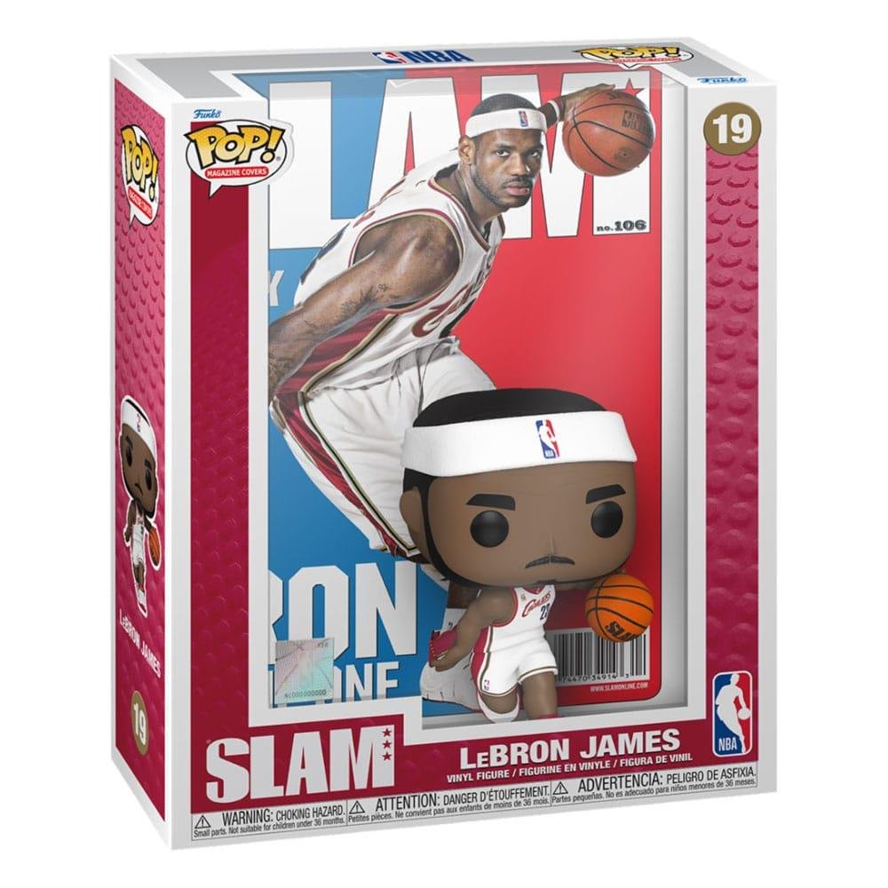Φιγούρα Funko POP! NBA Covers: SLAM – LeBron James #19