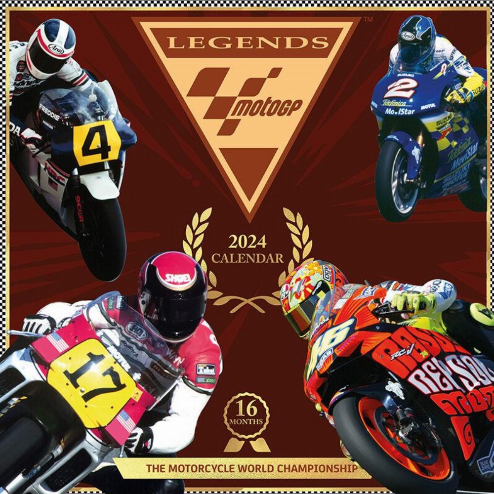 Moto GP – Legends 2024 Ημερολόγιο Τοίχου
