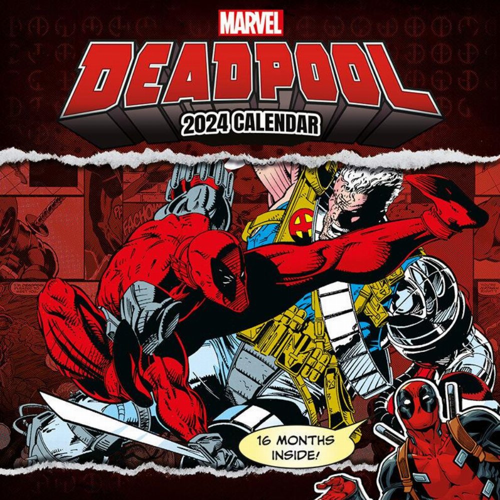 Marvel – Deadpool Comic Book 2024 Ημερολόγιο Τοίχου
