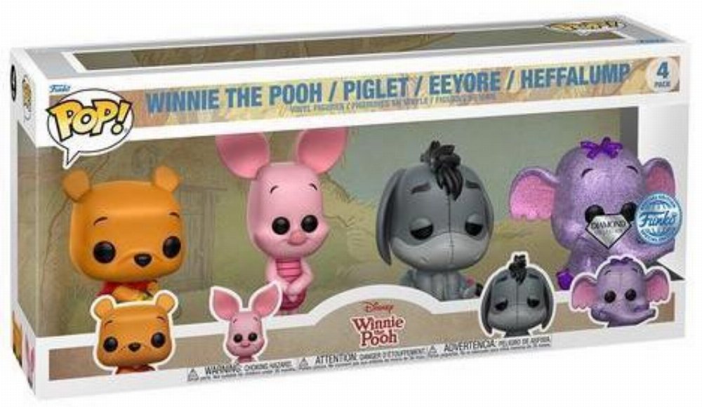 Φιγούρες Funko POP! Disney – Winnie the Pooh, Piglet, Eeyore, Heffalump 4-Pack (Exclusive)