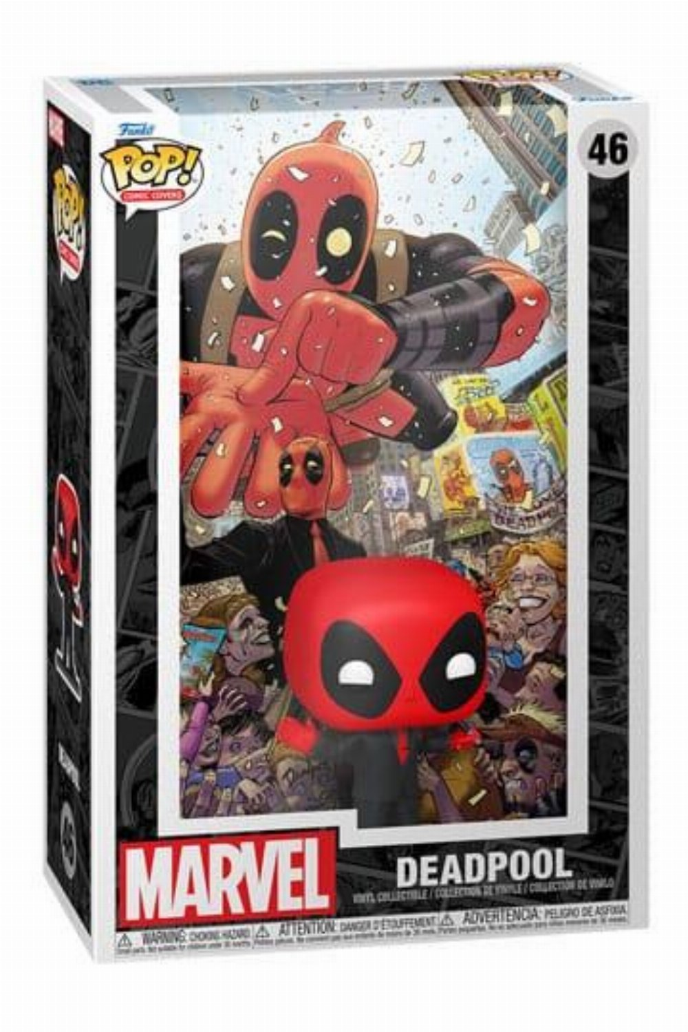 Φιγούρα Funko POP! Comic Covers: Marvel – Deadpool in Black Suit #46