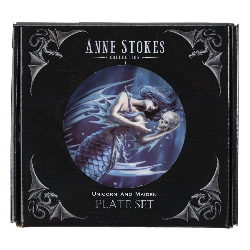 Anne Stokes – Sirenen 4-Pack Σετ Πιάτων (18cm)