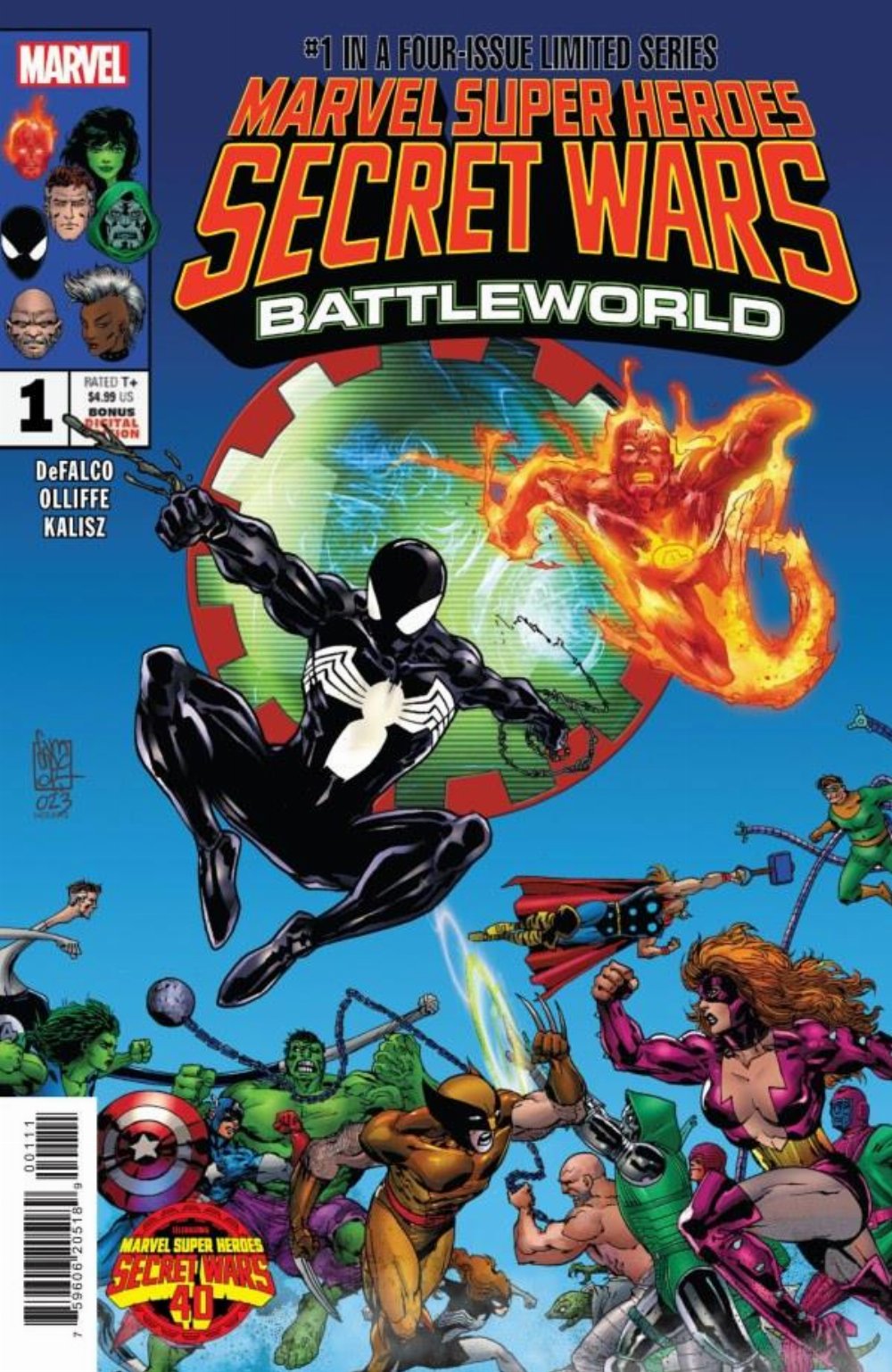 Τεύχος Κόμικ Marvel Super Heroes Secret Wars Battleworld #1