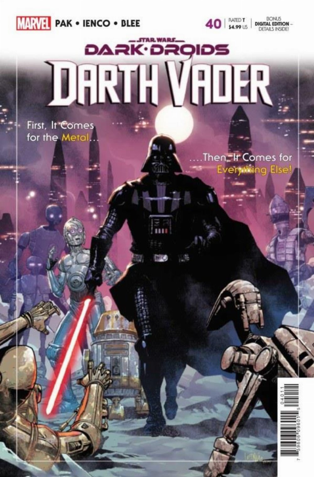 Τεύχος Κόμικ Star Wars Darth Vader #40