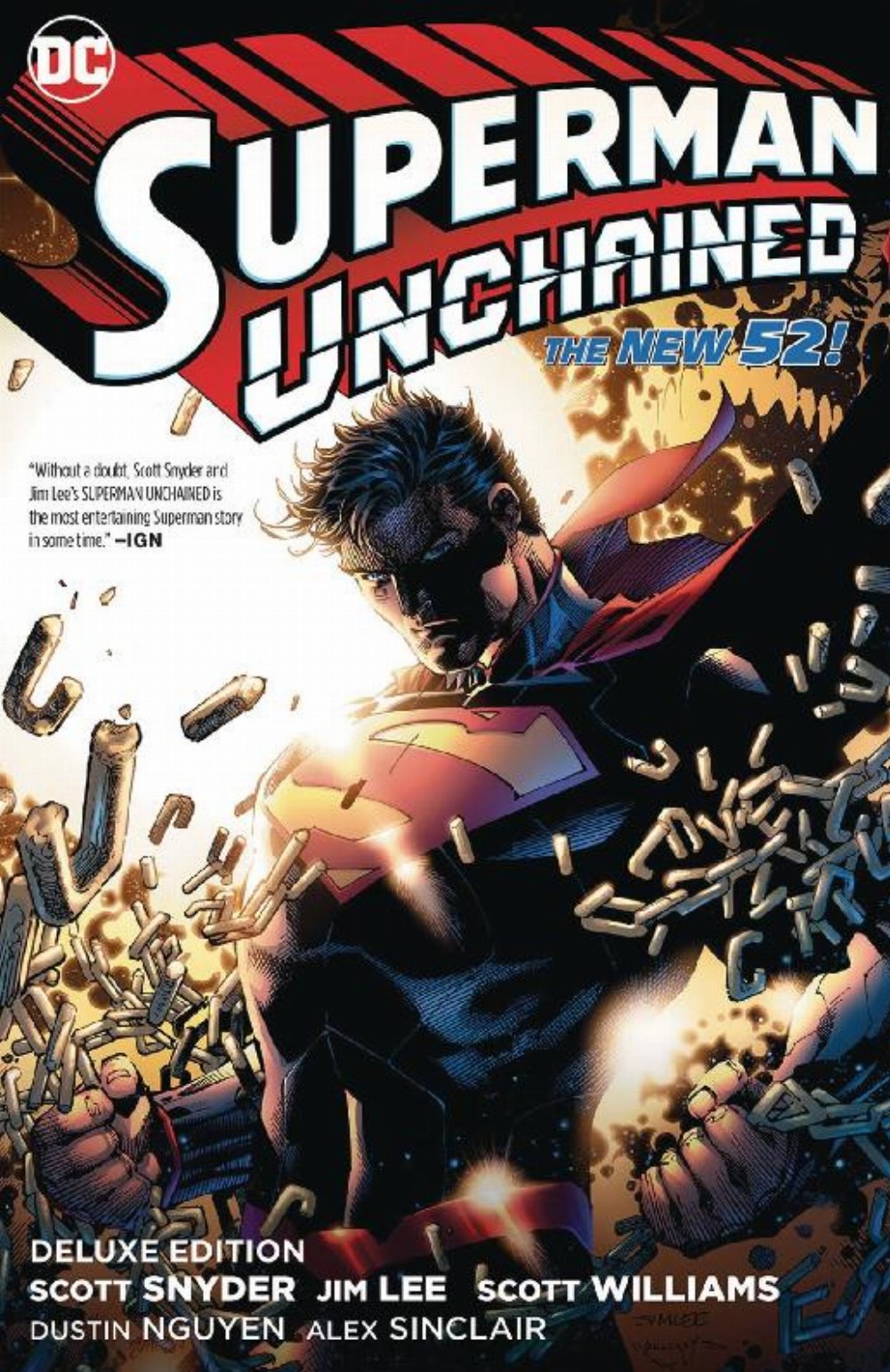 Σκληρόδετος Τόμος Superman Unchained Deluxe Edition