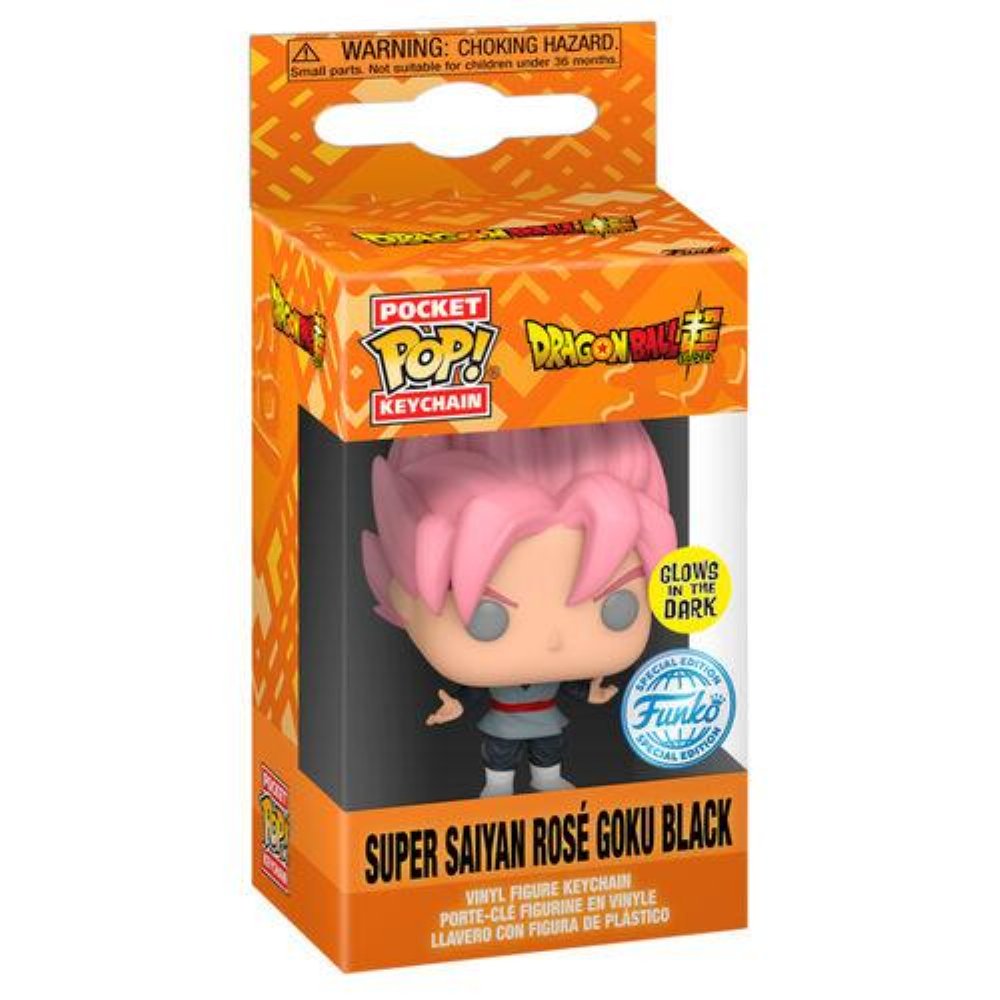 Funko Pocket POP! Μπρελόκ Dragon Ball Super – Super Saiyan Rose Goku Black Φιγούρα (Exclusive)