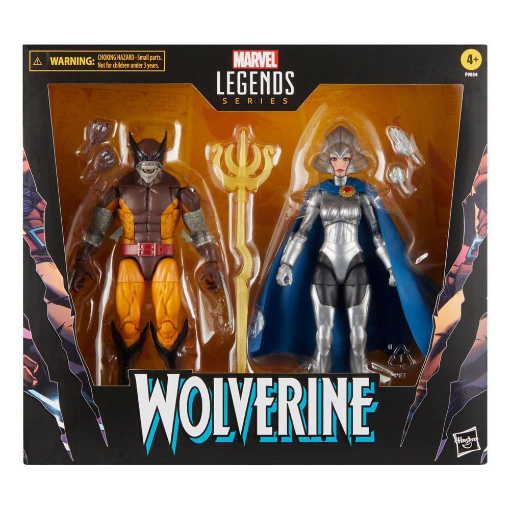 Marvel Legends: Wolverine 50th Anniversary – Wolverine & Lilandra Neramani 2-Pack Φιγούρες Δράσης (15cm)