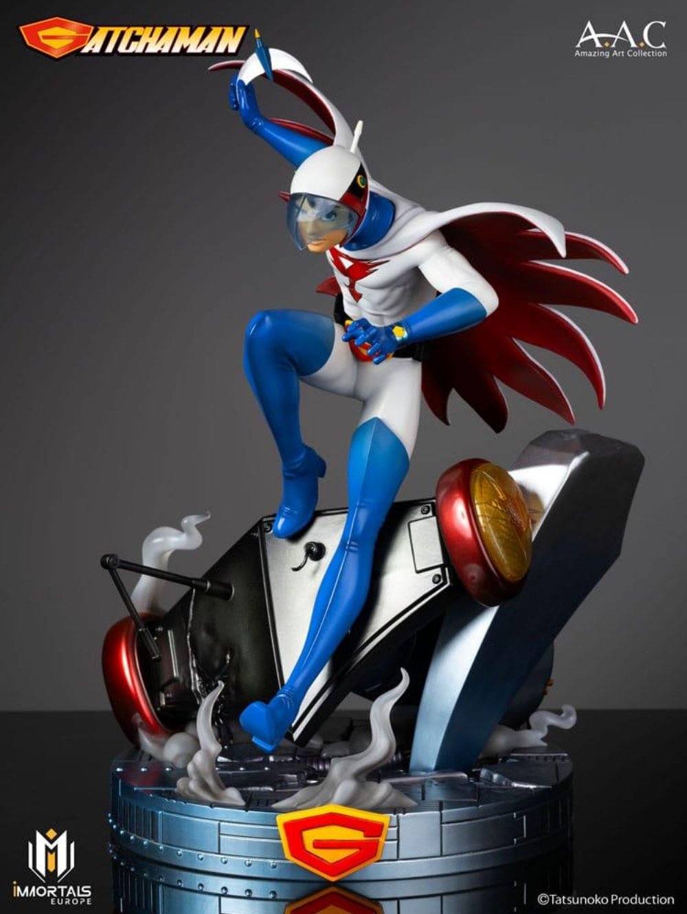 Gatchaman: Amazing Art Collection – Ken the Eagle, The Leader of the Science Ninja Team Φιγούρα Αγαλματίδιο (34cm)