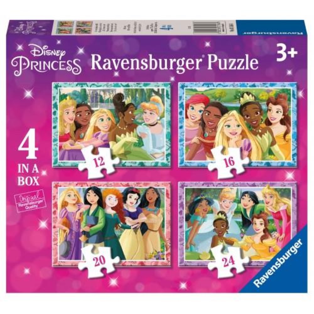 Παζλ 4 in 1 – Disney Πριγκίπισσες Vol.1