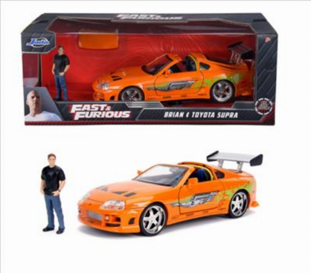 Fast & Furious – Brian & Toyota Supra Diecast Model (1/24)