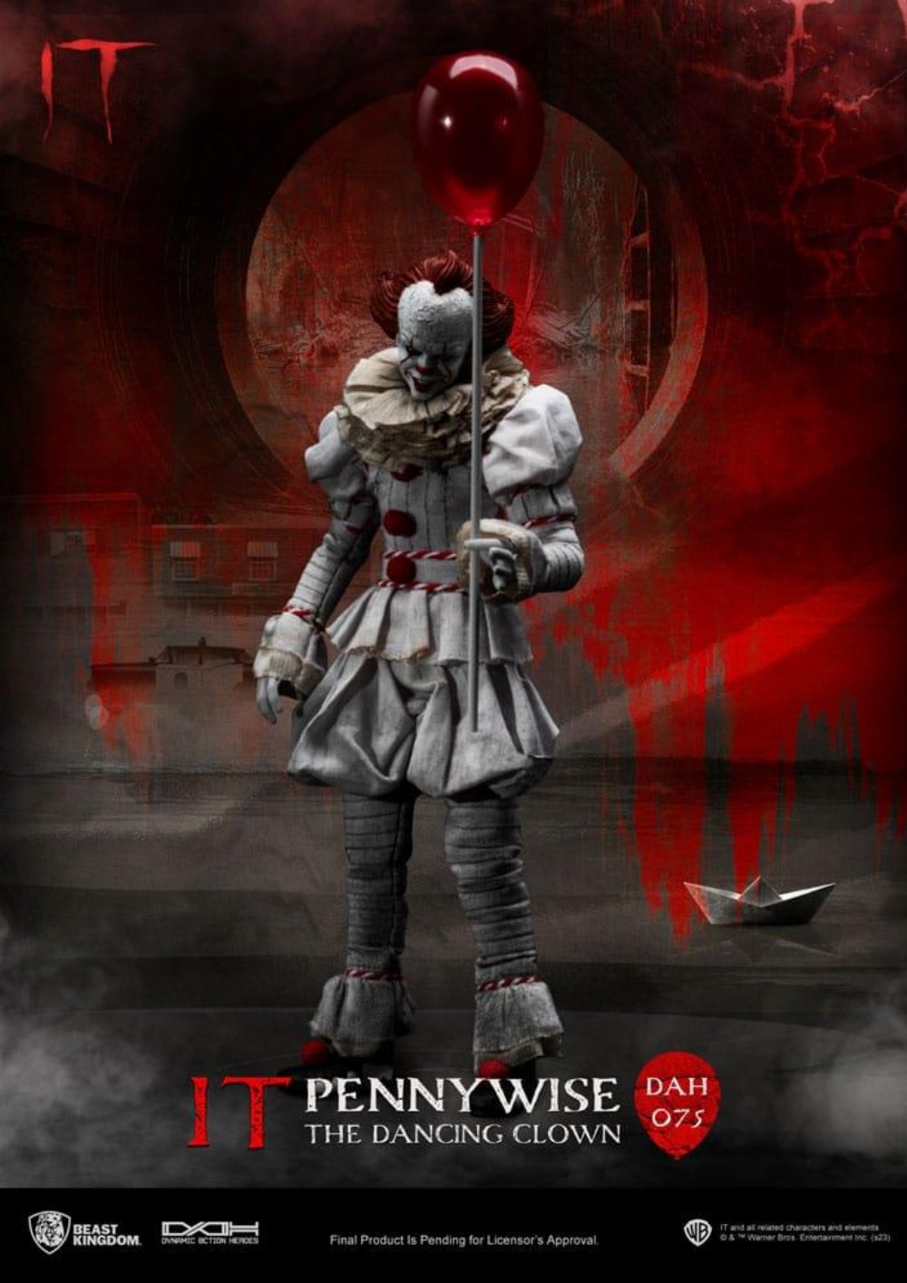 Stephen King’s IT: Dynamic Action Heroes – Pennywise 1/9 Φιγούρα Δράσης (21cm)