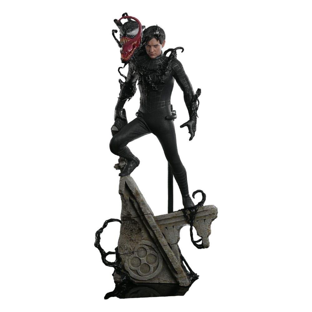 Marvel: Spider-Man 3 Hot Toys Masterpiece – Spider-Man (Black Suit) Deluxe Φιγούρα Δράσης (30cm)