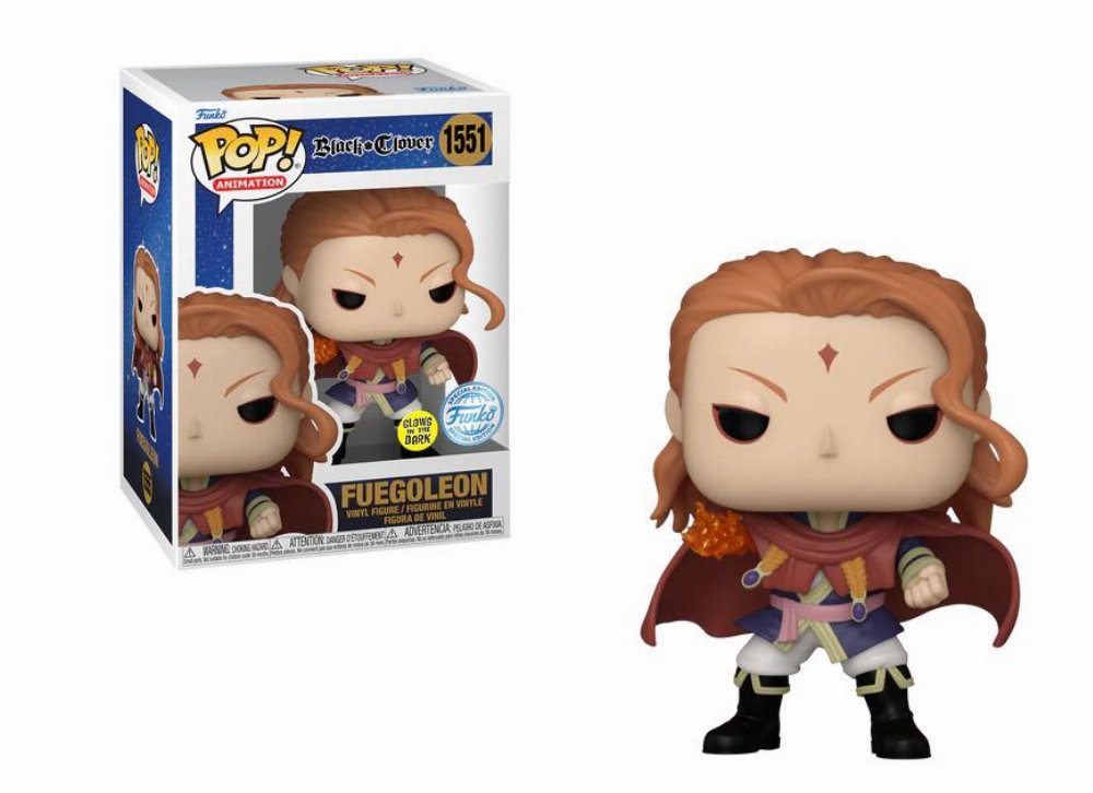 Φιγούρα Funko POP! Black Clover – Fuegoleon (GITD) #1555 (Exclusive)