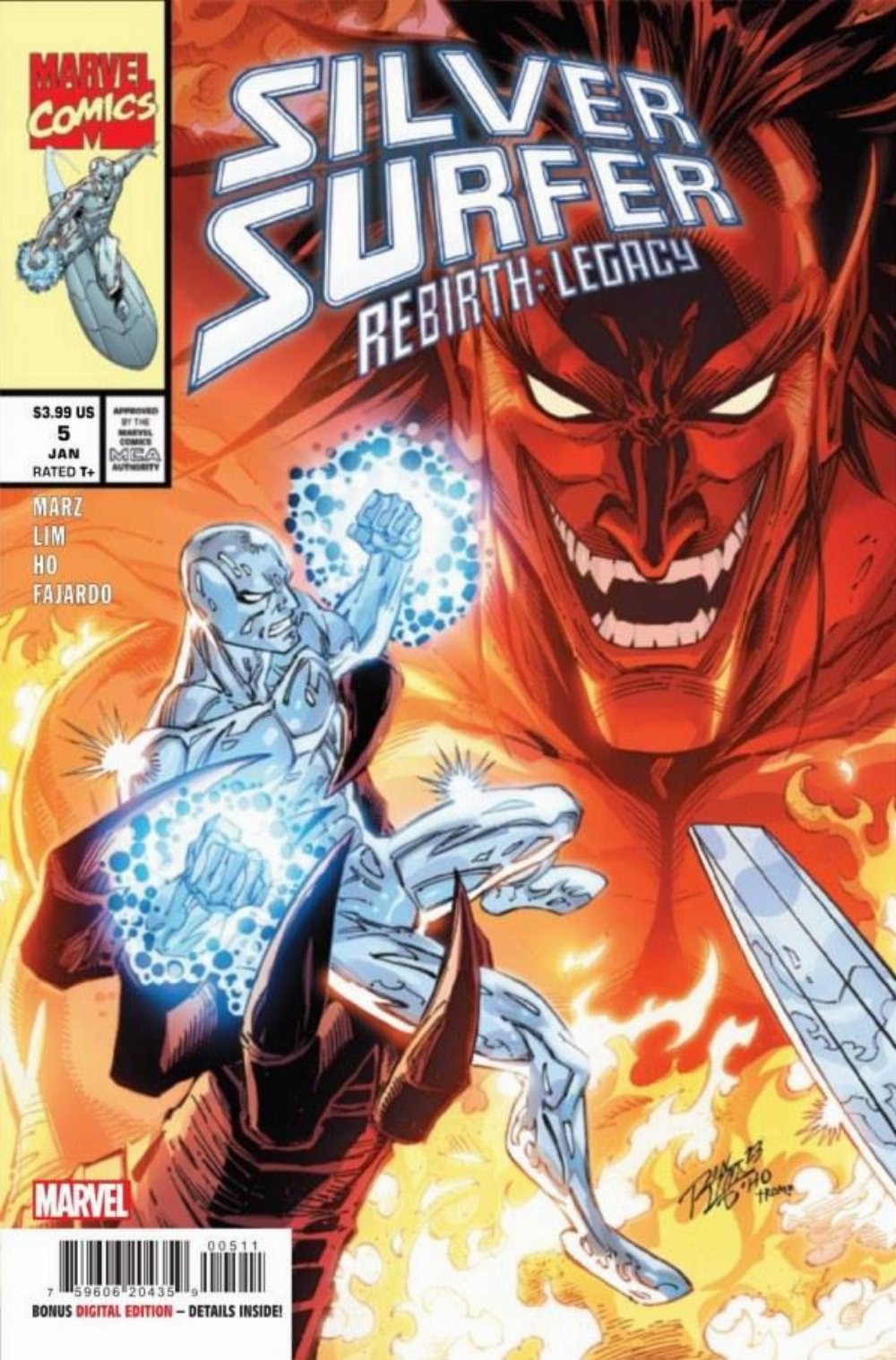 Τεύχος Κόμικ Silver Surfer Rebirth Legacy #5