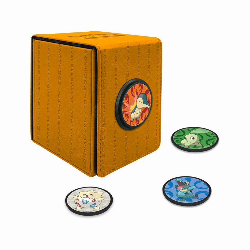 Ultra Pro Alcove Click Deck Box – Pokemon: Johto