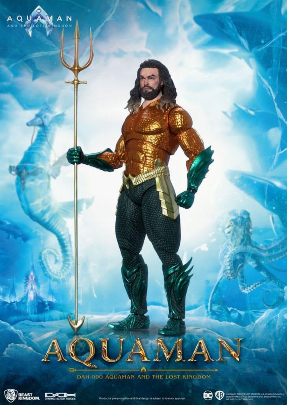 Aquaman: Lost Kingdom Dynamic Heroes – Aquaman 1/9 Φιγούρα Δράσης (20cm)