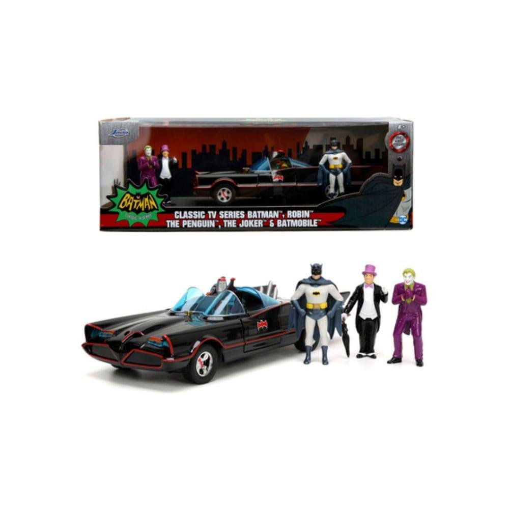 DC Comics – Batman 1966 & Classic Batmobile Diecast Model (1/24)